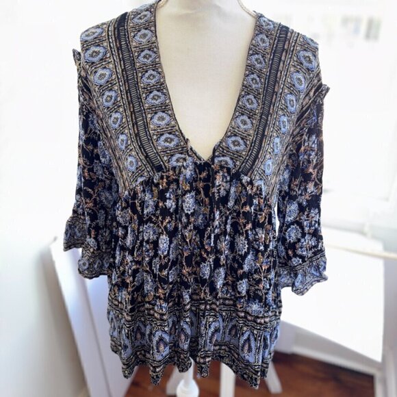 Free People The Moonlight Dance Tunic Boho Dress size Small - Picture 1 of 16